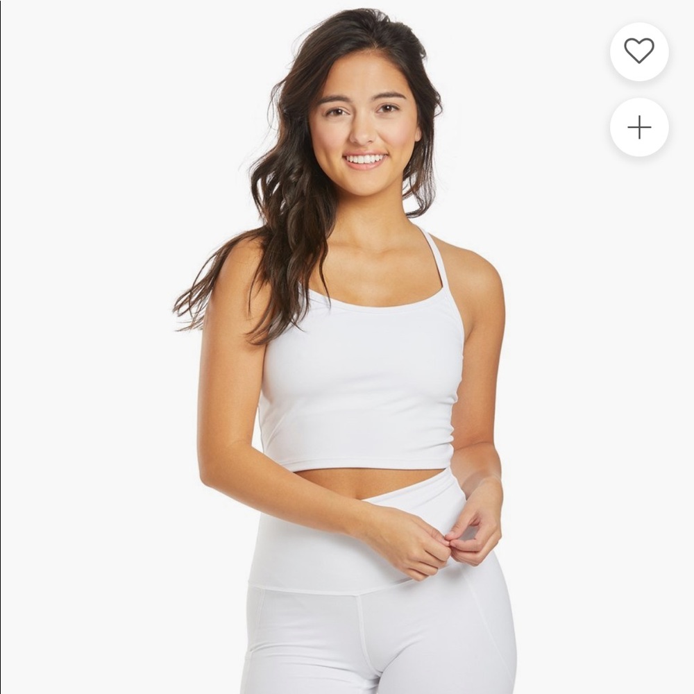 Yoga Y Back Crop Top
